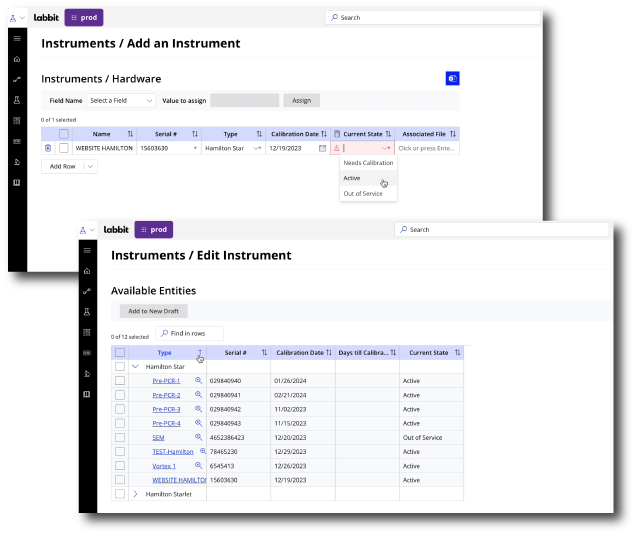 Instrument-Management